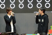 「ハイパープロジェクション演劇『ハイキュー!!』」トークステージの様子。