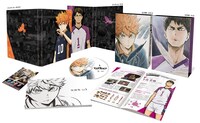 「ハイキュー!! 烏野高校 VS 白鳥沢学園高校」のBlu-ray1巻展開図。 (c)古舘春一／集英社・「ハイキュー!! 3rd」製作委員会・MBS
