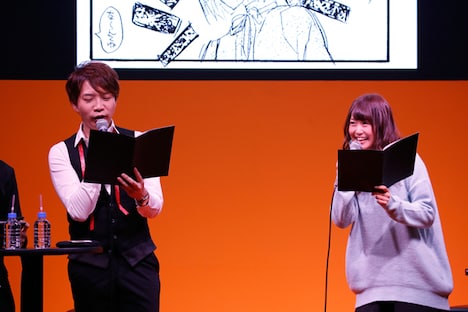 諏訪部順一と芹澤優。