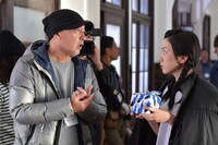 「ひるなかの流星」撮影現場の様子。