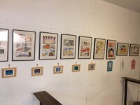 「相原コージのスーファミ仕事展」の様子。