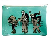 「ユーリ!!! on ICE」Blu-ray / DVD2巻に付属するオリジナルビニールポーチ。