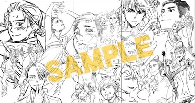 全巻収納BOXに使用される久保ミツロウ描き下ろしイラスト。