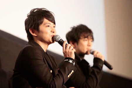 左から下野紘、津田健次郎。