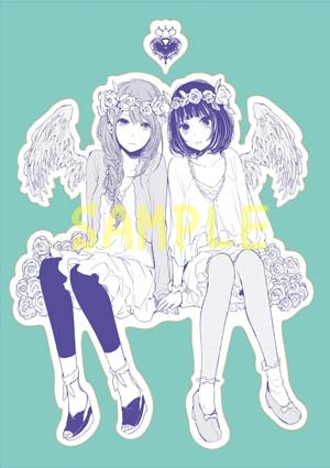 「クズの本懐」アニメ化記念フェアの特典として、ゲーマーズ各店にて用意されている全3種のクリアファイル。