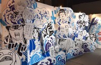 「連載完結寸前 大銀魂展～ツケが回る前にケツを拭け～」より、「キャラの花道」ゾーン。