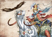 アニメ「将国のアルタイル」のティザービジュアル。