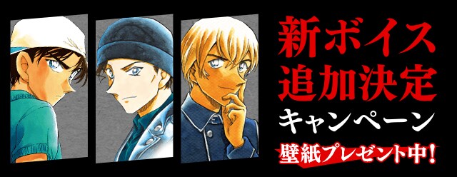 「新ボイス追加決定キャンペーン」のイメージ。