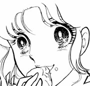 「大人のぬりえ ガラスの仮面」より。 (c)Miuchi Suzue「ガラスの仮面」