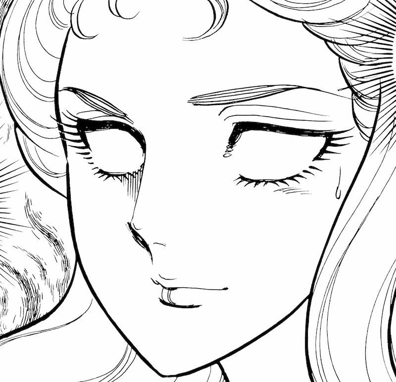 「大人のぬりえ ガラスの仮面」より。 (c)Miuchi Suzue「ガラスの仮面」