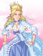 「第3のギデオン」4巻の電子書籍版に付属している「フルカラーデジタル画集」より。