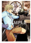 「第3のギデオン」4巻の電子書籍版に付属している「フルカラーデジタル画集」より。