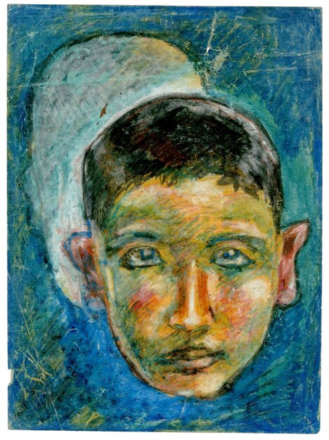 「自画像『思い』」 1936年 (c)水木プロダクション