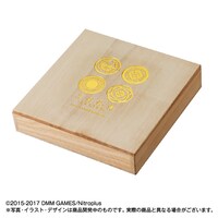 「刀剣乱舞-ONLINE-　美濃焼豆皿セット-弐-」の桐箱。