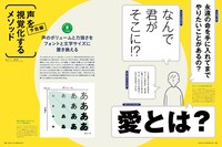 特集「キャラの声をフォントで表現する方法」より。