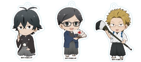 「イベント描き下ろしSDキャラアクリルキーホルダー3個セット」