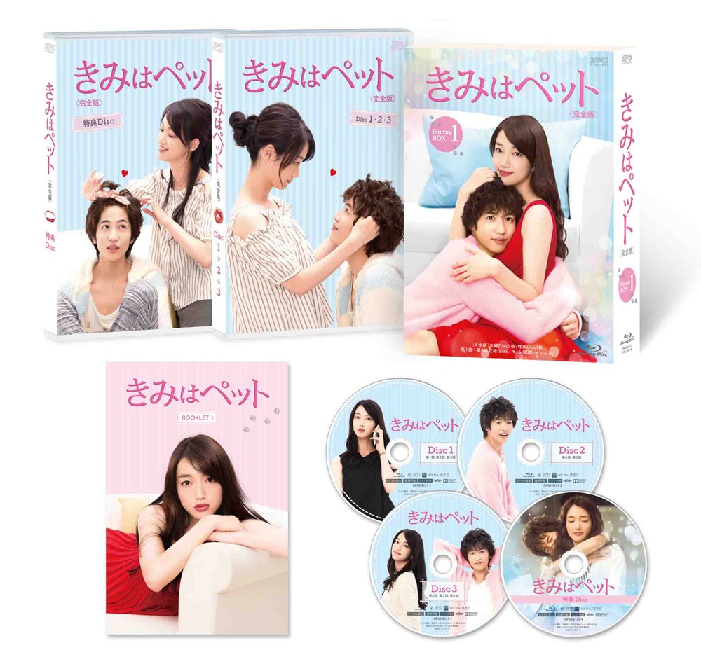 ドラマ「きみはペット」完全版のBOX展開図。