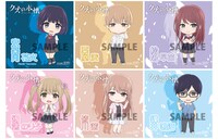 「クズの本懐」メニューを1500円以上購入するごとにランダムで1枚進呈されるコースター。イラスト制作：ねんどろいど（グッドスマイルカンパニー）