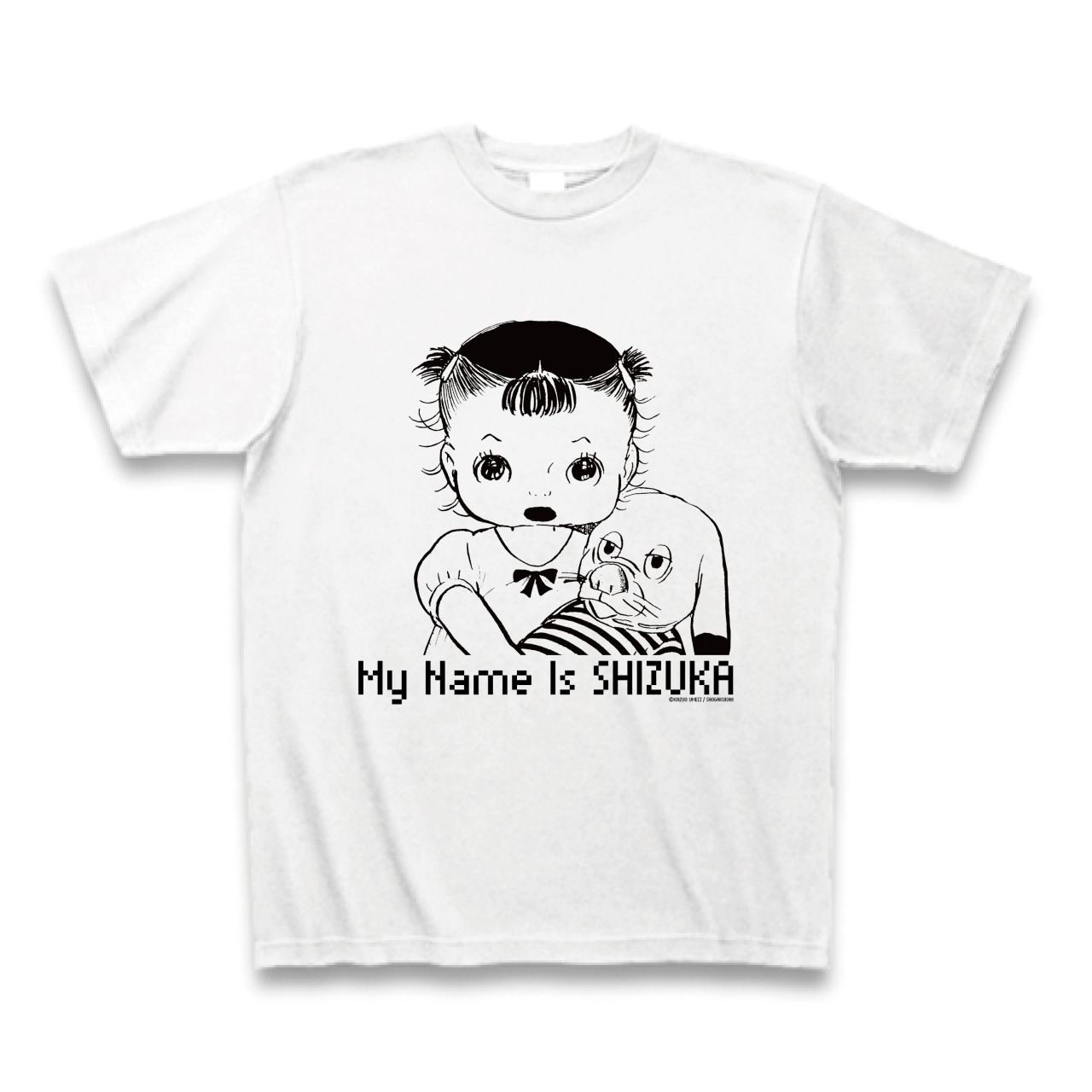 「楳図かずお『わたしは真悟』My Name Is SHIZUKA Tシャツ」