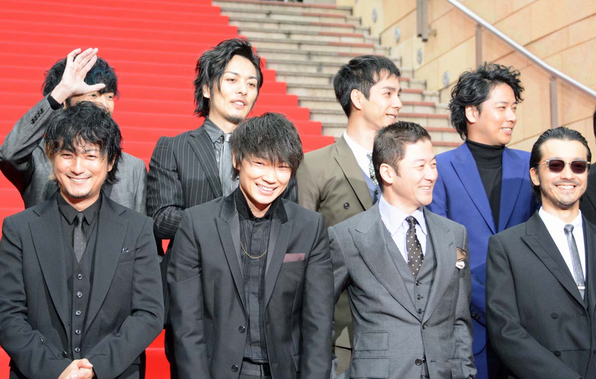 「新宿スワンII」完成披露プレミアイベントの様子。