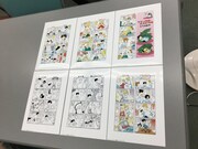 一部店舗で展示されている複製原画。