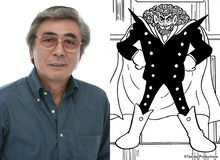 左から柴田秀勝、ゴアのイラスト（オリジナル版）。