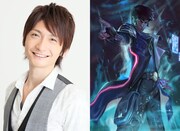 左から島崎信長、男主人公のイラスト。