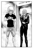 獅子戸丈一郎、蜂野信也の原作カット。 (c)みずたまこと（別冊ヤングチャンピオン）2015 原作　みずたまこと『バウンサー』 （秋田書店「別冊ヤングチャンピオン」連載）