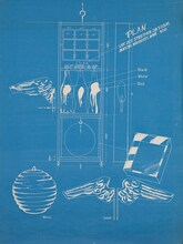 篠原有司男「Coca-Cola Plan」（1966年、個人蔵）
