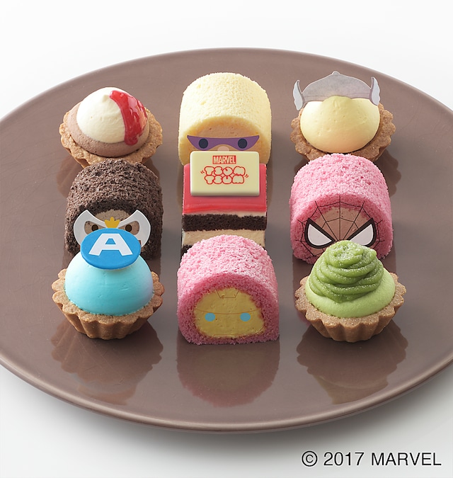 「プチガトー バレンタイン・コレクション（9個入）＜マーベル ツムツム＞」（2268円）