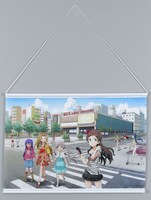 4号連続にて実施されている「アイドルマスター ミリオンライブ！」の応募者全員サービス。画像は1月号にて用意されていた特製タペストリー。