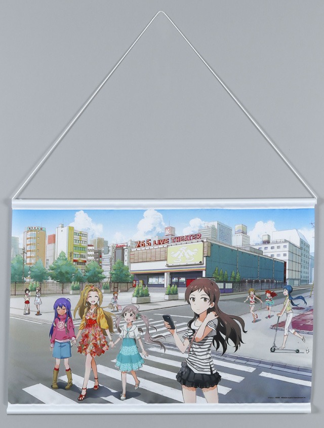 4号連続にて実施されている「アイドルマスター ミリオンライブ！」の応募者全員サービス。画像は1月号にて用意されていた特製タペストリー。