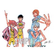 「弱虫ペダル 額装高精細複製原画 E／鳴子・今泉＆葦木場・黒田」