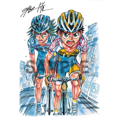 「弱虫ペダル 額装高精細複製原画 G／小野田坂道＆真波山岳」