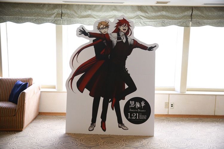 船内に飾られたパネル。