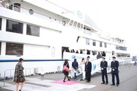 クルージングパーティー「黒執事 CRUISING PARTY ～その執事、出航～」が開催された客船・シンフォニー モデルナ。