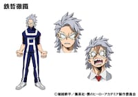 鉄哲徹鐵の設定画。