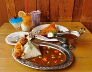 CAFE ZENONに用意された「新年あけまして聖帝祭2017▼」特別メニュー。