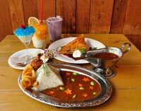 CAFE ZENONに用意された「新年あけまして聖帝祭2017▼」特別メニュー。