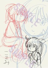 田中圭一描き下ろし「さよならのお皿」ポストカード