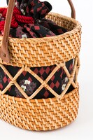 加州清光モデルのかごバッグ。