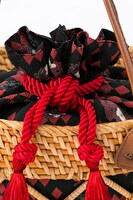 加州清光モデルのかごバッグ。