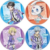 園内で販売される75mm缶バッジ。