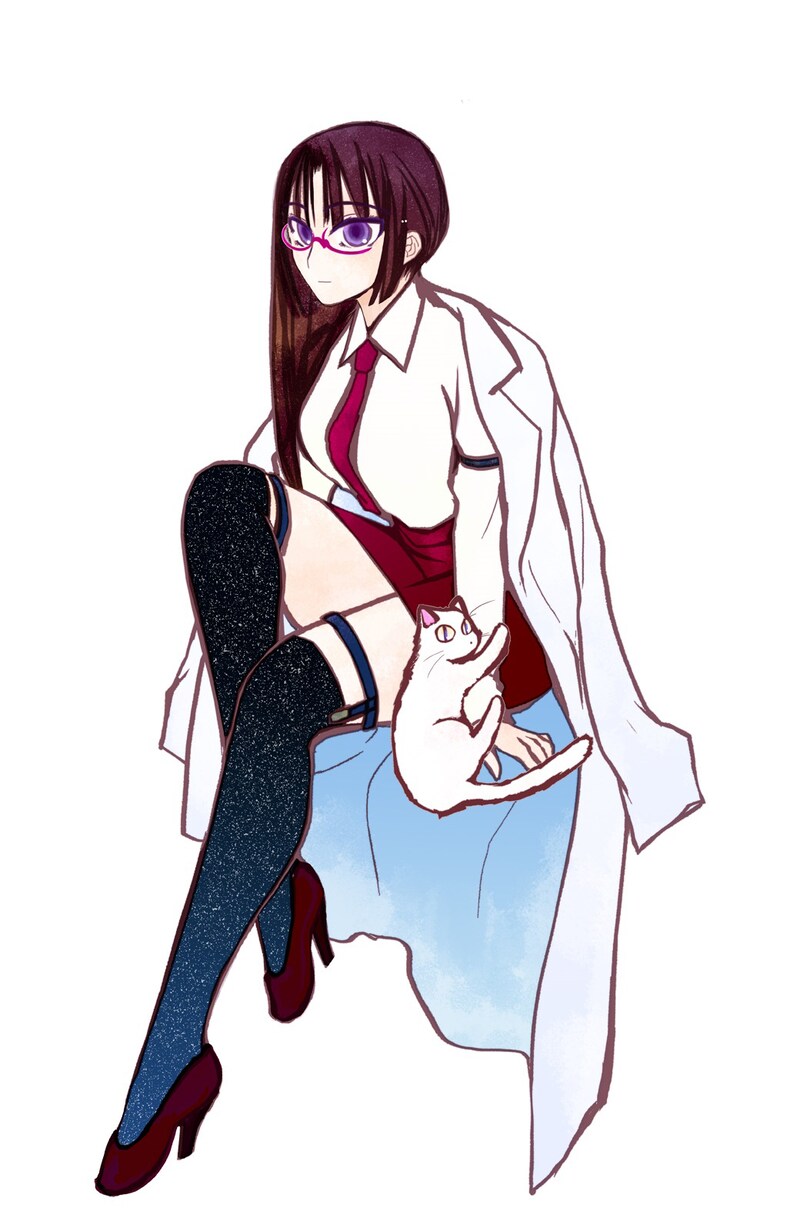 「白衣のカノジョ」のカラーカット。