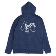 「ハイスコアガール」とMHzのアパレルライン・G1000とのコラボによる「コマンドフーディー（パーカー）」。