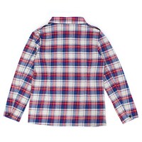 「ハイスコアガール」とMHzのアパレルライン・G1000とのコラボによる「アーケードスティックシャツ（マルチ）」。