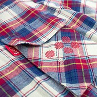 「ハイスコアガール」とMHzのアパレルライン・G1000とのコラボによる「アーケードスティックシャツ（マルチ）」。