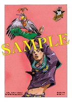 「ジョジョリオン」のミニクリアファイルに使用されたイラスト。