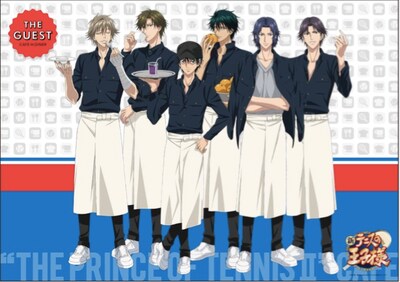 「新テニスの王子様カフェ＠池袋パルコ」特典のランチョンマット。