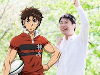 「ダイナミックフォト機能」を活用した合成写真。